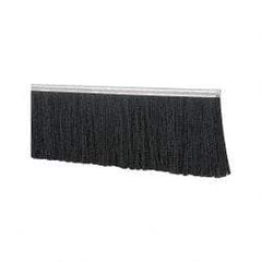 Value Collection - 5/16" Back Strip Brush Width, Stainless Steel Back Strip Brush - 4" Bristle Length, Nylon, 36" OAL - Apex Tool & Supply