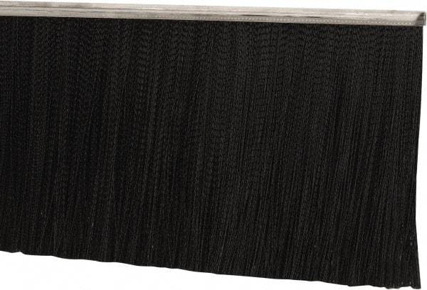 PRO-SOURCE - 5/16" Back Strip Brush Width, Stainless Steel Back Strip Brush - 6" Bristle Length, Nylon, 72" OAL - Apex Tool & Supply