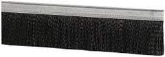 PRO-SOURCE - 1/2" Back Strip Brush Width, Metal Black Nylon Strip Brush - 2" Bristle Length, Nylon, 36" OAL - Apex Tool & Supply