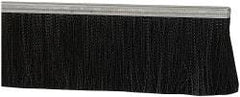 PRO-SOURCE - 1/2" Back Strip Brush Width, Metal Black Nylon Strip Brush - 4" Bristle Length, Nylon, 36" OAL - Apex Tool & Supply