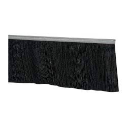 PRO-SOURCE - 1/2" Back Strip Brush Width, Metal Black Nylon Strip Brush - 5" Bristle Length, Nylon, 36" OAL - Apex Tool & Supply