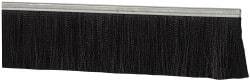 PRO-SOURCE - 1/2" Back Strip Brush Width, Metal Black Nylon Strip Brush - 4" Bristle Length, Nylon, 72" OAL - Apex Tool & Supply