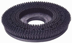 Made in USA - 19" Diam Floor Brush - 17" Machine, Polypropylene - Apex Tool & Supply