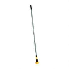 Rubbermaid - 60" Fiberglass Quick Connect Mop Handle - 5" Wet Mop Head Band, Plastic Connector, Use with Wet Mops - Apex Tool & Supply