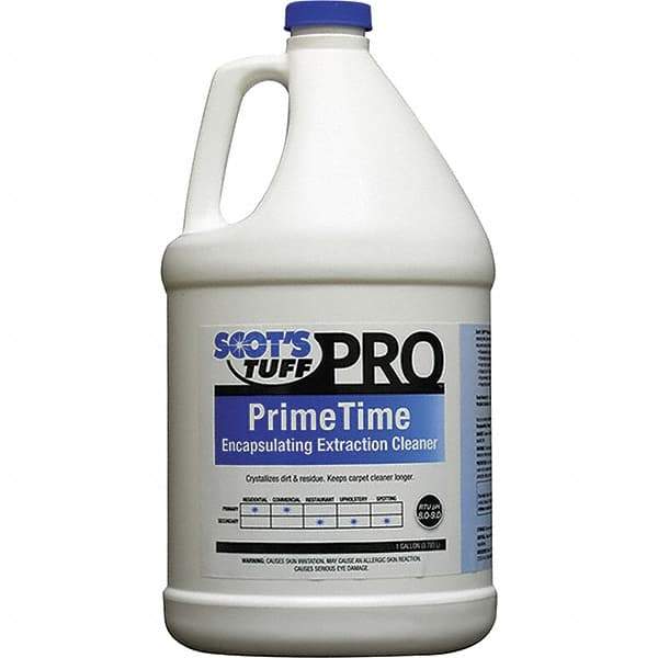 Scot's Tuff - 1 Gal Bottle Spot/Stain Cleaner - Floral Citrus Scent, Use on Acrylic, Blends, Nylon, Polyester & Synthetics - Apex Tool & Supply