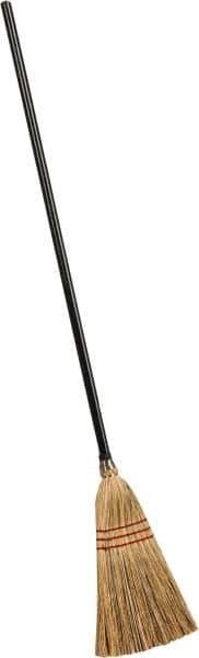PRO-SOURCE - 54-1/2" OAL Corn Bristle Broom - Wood Handle - Apex Tool & Supply