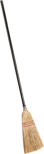 PRO-SOURCE - 55" OAL Corn Bristle Broom - Wood Handle - Apex Tool & Supply