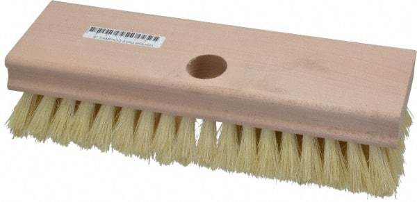 PRO-SOURCE - Tampico Scrub Brush - 8" OAL, Tapered Handle - Apex Tool & Supply
