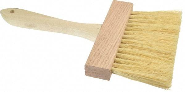 PRO-SOURCE - Tampico Surface Preparation Kalsomine Brush - 3" Bristle Length, 6" Wide, Wood Handle - Apex Tool & Supply