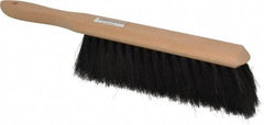 PRO-SOURCE - Horsehair Counter Duster - 2-1/2" Bristle Length, 9" Long Head, Hardwood Handle, Black - Apex Tool & Supply