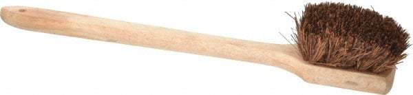PRO-SOURCE - 2" Bristle Length, Palmyra Utility Scrub Brush - 20" OAL, Hardwood Block - Apex Tool & Supply
