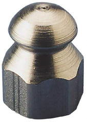 Value Collection - 4,200 psi Fixed, Stainless Steel, Sewer Pressure Washer Nozzle - 7.5mm Orifice Diam, 1/4" Thread, FPT, Polished - Apex Tool & Supply