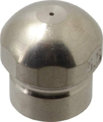 Value Collection - 4,200 psi Fixed, Stainless Steel, Sewer Pressure Washer Nozzle - 5.5mm Orifice Diam, 1/8" Thread, FPT, Polished - Apex Tool & Supply