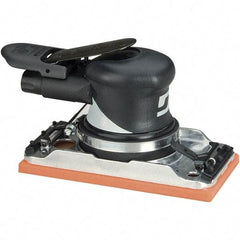 Dynabrade - 10,000 OPM, 16 CFM Air Consumption, Palm Air Orbital Sander - Rectangular Pad, 1/4 NPT Inlet - Apex Tool & Supply