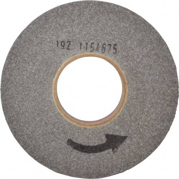 Norton - 8" Diam, 1" Face Width, 3" Center Hole, Fine Grade, Silicon Carbide Deburring Wheel - Convolute, Hard Density 8 Grade, 4,500 RPM - Apex Tool & Supply