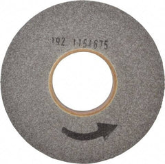 Norton - 8" Diam, 1" Face Width, 3" Center Hole, Fine Grade, Silicon Carbide Deburring Wheel - Convolute, Hard Density 8 Grade, 4,500 RPM - Apex Tool & Supply