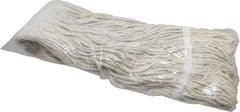 PRO-SOURCE - 5" White Head Band, Large Cotton Cut End Mop Head - 4 Ply, Clamp Jaw Connection, Use for General Purpose - Apex Tool & Supply