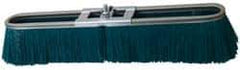 PRO-SOURCE - 24" Rough Surface Polypropylene Push Broom - 3" Bristle Length, Metal Block, Bolt-On Handle Connection - Apex Tool & Supply