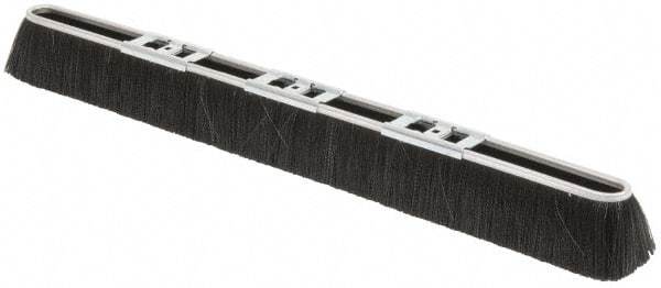 PRO-SOURCE - 36" Rough Surface Polypropylene Push Broom - 3" Bristle Length, Metal Block, Bolt-On Handle Connection - Apex Tool & Supply