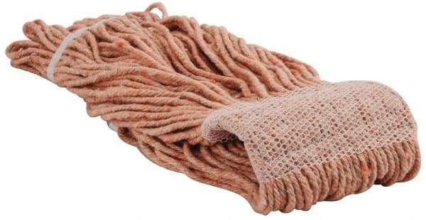 PRO-SOURCE - 5" White Head Band, Medium Rayon Loop End Mop Head - 4 Ply, Clamp Jaw Connection, Use for Finishing - Apex Tool & Supply