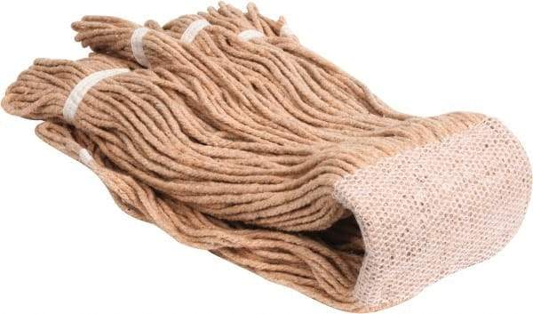 PRO-SOURCE - White Head Band, Large Rayon Loop End Mop Head - 4 Ply - Apex Tool & Supply