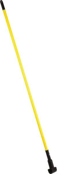 PRO-SOURCE - 60" Fiberglass Clamp Jaw Mop Handle - Polypropylene Connector, Use with Wet Mops - Apex Tool & Supply
