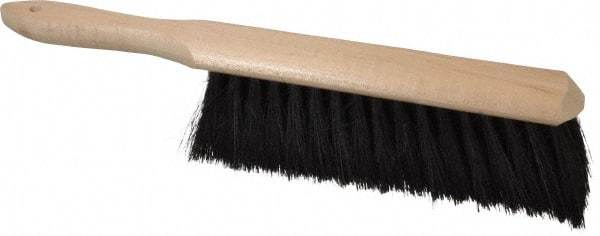 PRO-SOURCE - Tampico Counter Duster - 2-1/2" Bristle Length, 9" Long Head, Hardwood Handle, Black - Apex Tool & Supply