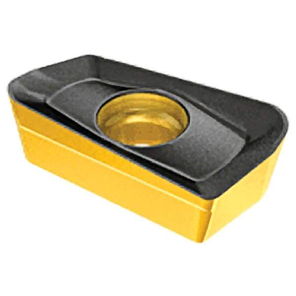 Iscar - HP ANKT0702 R Grade IC808 Carbide Milling Insert - TiAlN/AlTiN/TiN Finish, 0.1024" Thick, 0.5mm Corner Radius - Apex Tool & Supply