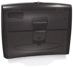 Kimberly-Clark Professional - 125 Capacity Smoke Gray Plastic Toilet Seat Cover Dispenser - 13-1/4" High x 17-1/2" Wide 3-1/4" Deep - Apex Tool & Supply