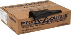 PRO-SOURCE - 0.6 mil Thick, Household/Office Trash Bags - 30" Wide x 36" High, Black - Apex Tool & Supply