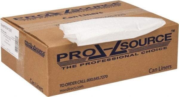 PRO-SOURCE - 0.47 mil Thick, Household/Office Trash Bags - 40" Wide x 48" High, Clear - Apex Tool & Supply