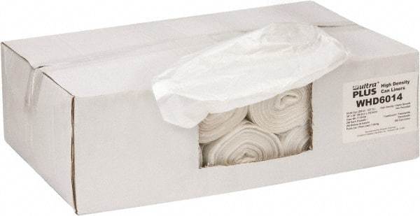 PRO-SOURCE - 0.55 mil Thick, Household/Office Trash Bags - 38" Wide x 60" High, Clear - Apex Tool & Supply