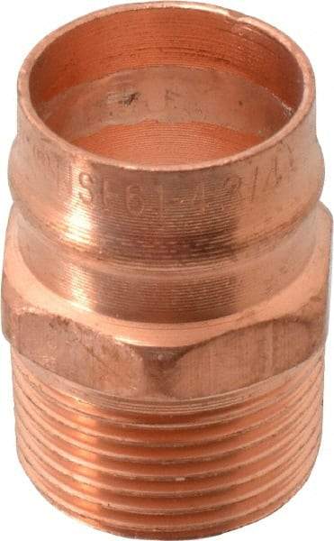 B&K Mueller - 3/4" Copper Pipe Male Adapter - C X M, Presoldered - Apex Tool & Supply