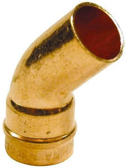 B&K Mueller - 3/4" Copper Pipe 45° Elbow - C x Ftg, Presoldered - Apex Tool & Supply
