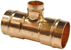 B&K Mueller - 1 x 1 x 1/2" Copper Pipe Tee - C x C x C, Presoldered - Apex Tool & Supply