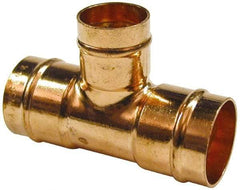 B&K Mueller - 1 x 1 x 3/4" Copper Pipe Tee - C x C x C, Presoldered - Apex Tool & Supply