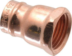 B&K Mueller - 1/2" Copper Pipe Female Adapter - C x F, Presoldered - Apex Tool & Supply