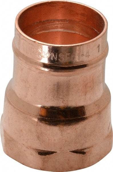 B&K Mueller - 1" Copper Pipe Female Adapter - C x F, Presoldered - Apex Tool & Supply