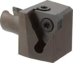 Kennametal - Insert Style LT 16ER, 20mm Head Length, Right Hand Cut, External Modular Threading Cutting Unit Head - System Size KM16, 10mm Center to Cutting Edge, Series LT Threading - Apex Tool & Supply