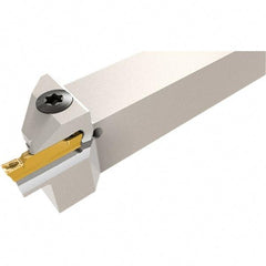 Iscar - HGH, External, Left Hand, 6mm Max Depth of Cut, 3mm Max Groove Width, Indexable Grooving Tool Holder - HG.. Insert Compatibility, 16mm Shank Height, 16mm Shank Width, 120mm OAL - Apex Tool & Supply
