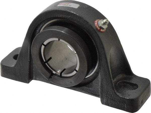 Browning - 1-11/16" ID, 7-3/8" OAL x 4-1/4" OAH Pillow Block Air Handling - 5,139 Lb Static Cap, 7,901 Lb Dyn Cap, 5-21/32" Btw Mnt Hole Ctrs, 2-1/8" Base-to-Ctr Ht, Cast Iron - Apex Tool & Supply