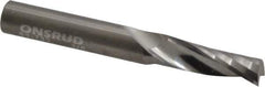Onsrud - 3/8" Cutting Diam x 1-1/8" Length of Cut, 1 Flute, Upcut Spiral Router Bit - Uncoated, Right Hand Cut, Solid Carbide, 3" OAL x 3/8" Shank Diam, Single Edge, 21° Helix Angle - Apex Tool & Supply