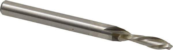Onsrud - 3/16" Cutting Diam x 5/8" Length of Cut, 2 Flute, Downcut Spiral Router Bit - Uncoated, Right Hand Cut, High Speed Steel, 2-7/8" OAL x 1/4" Shank Diam, Double Edge, 19 to 32° Helix Angle - Apex Tool & Supply