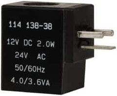 ARO/Ingersoll-Rand - 12 VDC Coil Stacking Solenoid Valve - For Use with Sierra 18mm & Premair Valves - Apex Tool & Supply