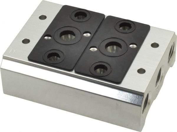 ARO/Ingersoll-Rand - 1/4", 1/4" 2 Station Manifold Stacking Solenoid Valve - For Use with 2 Station - Apex Tool & Supply