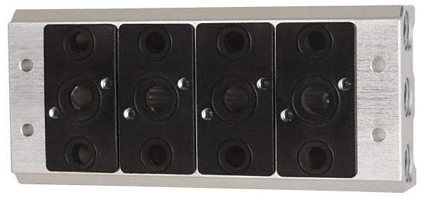 ARO/Ingersoll-Rand - 1/4", 1/4" 4 Station Manifold Stacking Solenoid Valve - For Use with 4 Station - Apex Tool & Supply