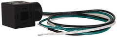 ARO/Ingersoll-Rand - 30mm Stacking Solenoid Valve Connector with 18" Lead Wire - For Use with 1/8 NPT - Apex Tool & Supply