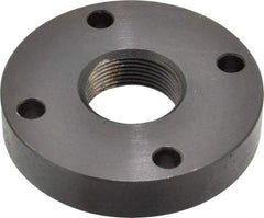 Keystone Threaded Products - 1-18 Int Thread, 3/4" Bar Diam, 2.63" Flange OD x 0.53" Thickness Precision Acme Mounting Flange - 4 Mounting Holes, Black Oxide Finish, Carbon Steel - Apex Tool & Supply