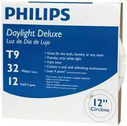 Philips - 32 Watt Fluorescent Tubular 4 Pin Lamp - 6,500°K Color Temp, 1,570 Lumens, T9, 12,000 hr Avg Life - Apex Tool & Supply