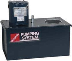 Graymills - 6 Gallon Tank Capacity, 1/4" Nozzle Diam, 4' Coolant Line, Flood Coolant System - 18" Tank Length x 9-1/2" Tank Width x 9" Tank Height - Apex Tool & Supply